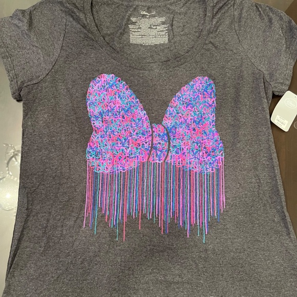 Disney Store Minnie Mouse Bow tee NEW plus size 3X “puff paint effect” - Picture 3 of 8
